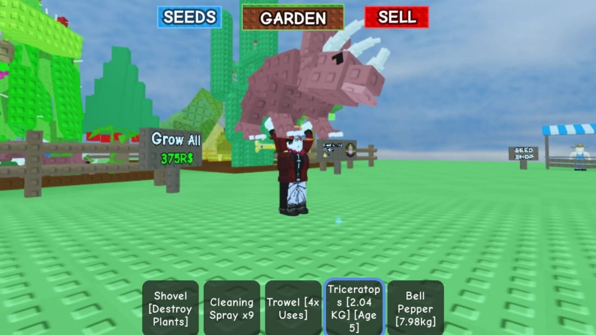 Triceratops is a Legendary Pet (Image via Roblox)